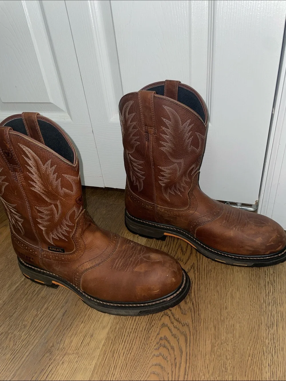 EUC Ariat WorkHog H2O Composite Toe, Waterproof Work Cowboy Boots Size 12D US